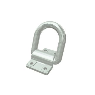 ANELLO DI TRAINO MEDIO ZINCATO CON PIASTRA ZINCATA FORATATR
