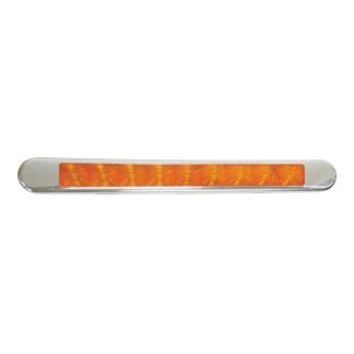 FANALE INGOMBRO 9 LED ARANCIO C/CORNICE CROMATA - LUCIDITY