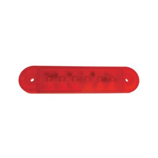 FANALE INGOMBRO 6 LED ROSSO - LUCIDITY