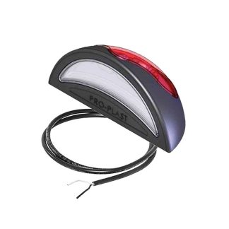 LUCE TARGA C/POSIZIONE ROSSA LED C/CAVO