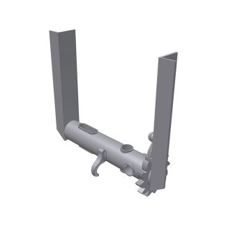 VERRICELLO GREZZO Ø48 STAFFE DRITTE C/ASOLA DX