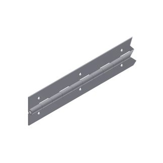 CERNIERA A LIBRO INOX C/FORI C/PERNO 30X30 L2500 SP2