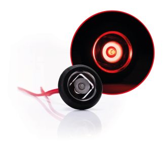 FANALE INGOMBRO BOTTONE 1 LED ROSSO - FRISTOM