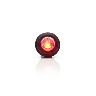 FANALE INGOMBRO BOTTONE LED BIANCO LUCE ROSSA - WAS