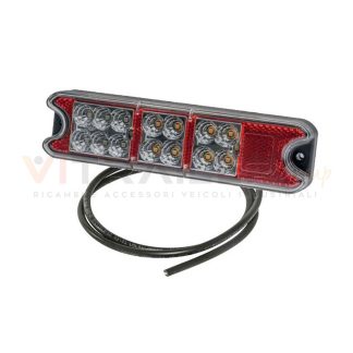 FANALE MINI POST.DX/SX A LED 3 FUNZ. CHEREAU - ASPOCK